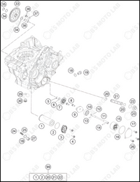 LUBRICATING SYSTEM, 2024 GASGAS MC-350-F