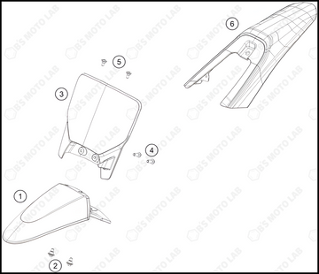 MASK, FENDERS, 2024 GASGAS MC-E-2