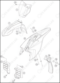 MASK, FENDERS, 2024 GASGAS MC-E-5