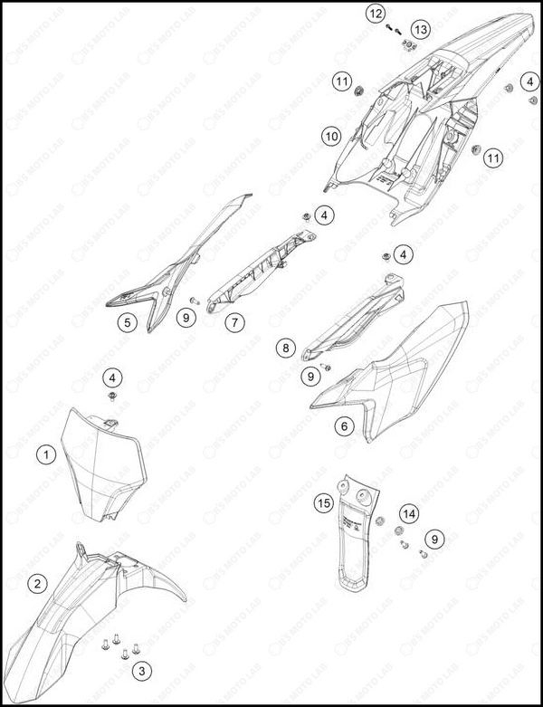 MASK, FENDERS, 2025 GASGAS MC-50