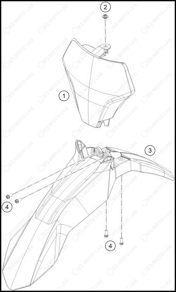 MASK, FENDERS, 2025 GASGAS MC-85-19-16