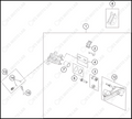 REAR BRAKE CALIPER, 2023 GASGAS MC-65