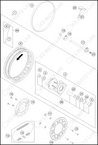 REAR WHEEL, 2023 GASGAS MC-E-5