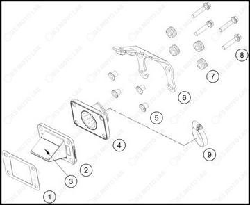 REED VALVE CASE, 2025 GASGAS MC-50