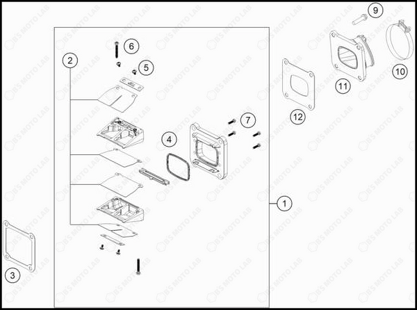 REED VALVE CASE, 2023 GASGAS MC-125