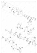 SHIFTING MECHANISM, 2023 GASGAS MC-250-FACTORY