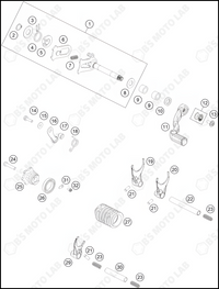 SHIFTING MECHANISM, 2024 GASGAS MC-85-17-14