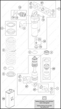 SHOCK ABSORBER DISASSEMBLED, 2025 GASGAS MC-65