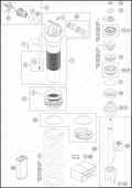 SHOCK ABSORBER DISASSEMBLED, 2025 GASGAS MC-150
