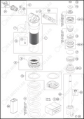 SHOCK ABSORBER DISASSEMBLED, 2024 GASGAS MC-250