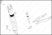 SHOCK ABSORBER, 2023 GASGAS MC-125