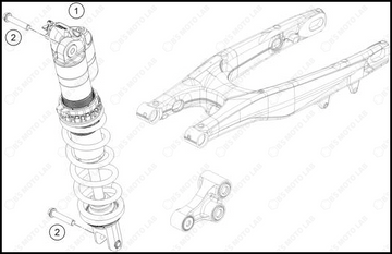 SHOCK ABSORBER, 2025 GASGAS MC-150