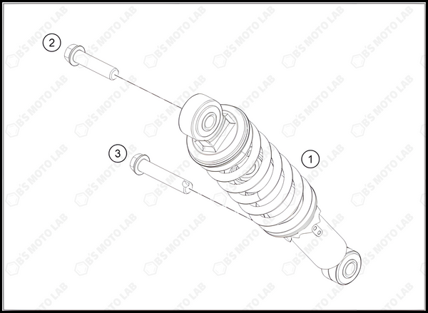 SHOCK ABSORBER, 2024 GASGAS MC-E-3