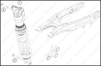 SHOCK ABSORBER, 2024 GASGAS MC-125