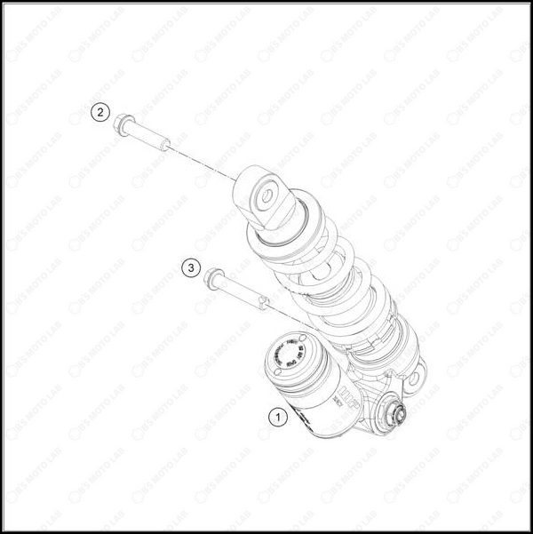 SHOCK ABSORBER, 2025 GASGAS MC-50