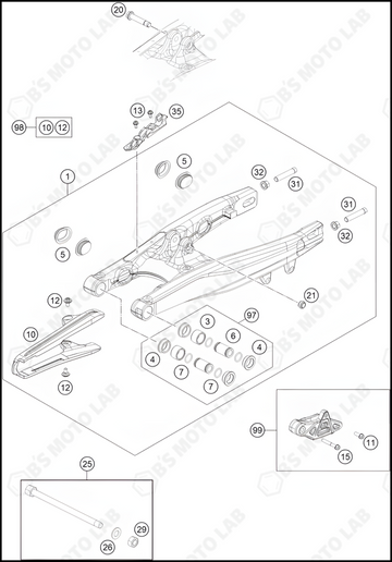 SWING ARM, 2023 GASGAS MC-65