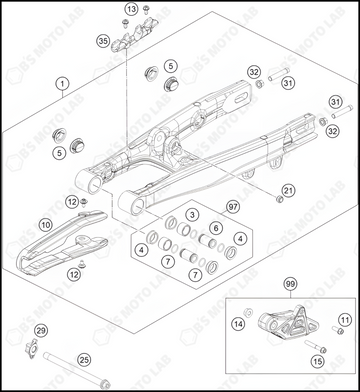 SWING ARM, 2024 GASGAS MC-E-3