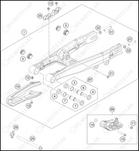 SWING ARM, 2024 GASGAS MC-E-5