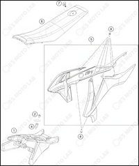 TANK, SEAT, 2024 GASGAS MC-E-3