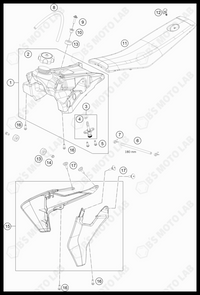 TANK, SEAT, 2023 GASGAS MC-50