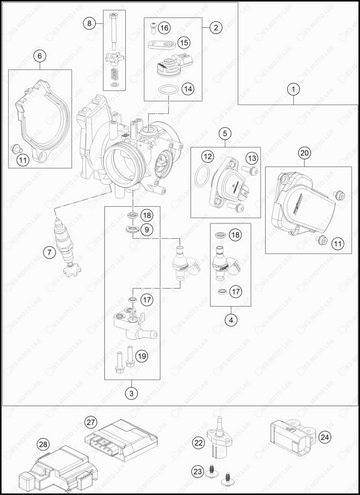 THROTTLE BODY, 2023 GASGAS MC-250-F