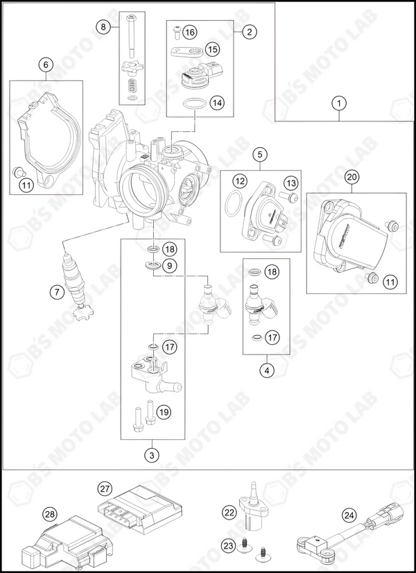 THROTTLE BODY, 2024 GASGAS MC-350-F