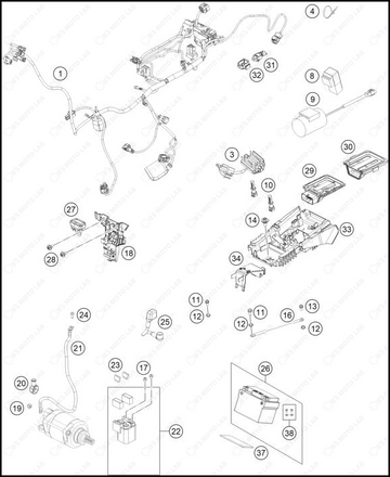 WIRING HARNESS, 2025 GASGAS MC-150