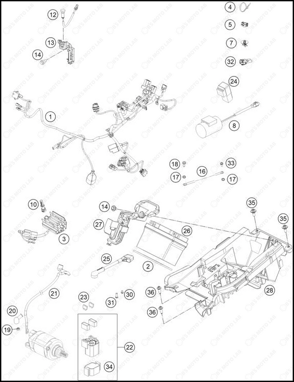 WIRING HARNESS, 2023 GASGAS MC-250-F