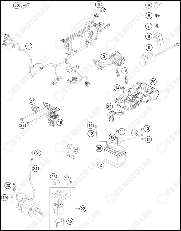 WIRING HARNESS, 2024 GASGAS MC-450-F