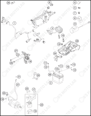 WIRING HARNESS, 2024 GASGAS MC-350-F