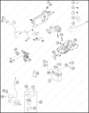 WIRING HARNESS, 2023 GASGAS MC-250-FACTORY